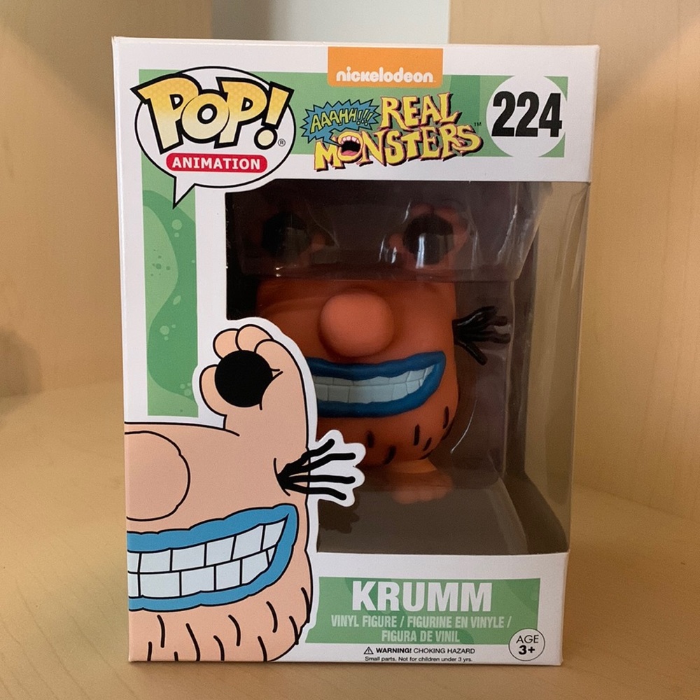 Funko Pop - Krumm - Aaahh!!! Real Monsters Vinyl Figure #224 (New)